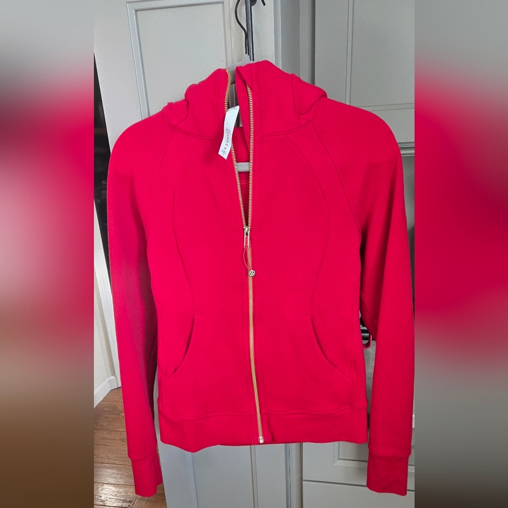 lululemon athletica Vibrant Red Hoodie Jacket